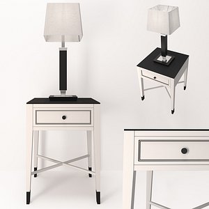 curbstone and table lamp