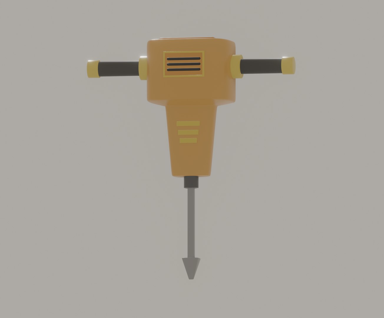 Jackhammer 3D model https://p.turbosquid.com/ts-thumb/1A/msUWpo/wC/screenshot20240228at23.27.57/png/1709159433/1920x1080/fit_q87/6674227563510551c51e74a83e1907578fec600d/screenshot20240228at23.27.57.jpg