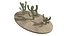 3 cacto mexicano Low-poly