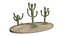 3 cacto mexicano Low-poly