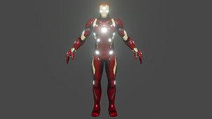 3D model Ironman Mark 46