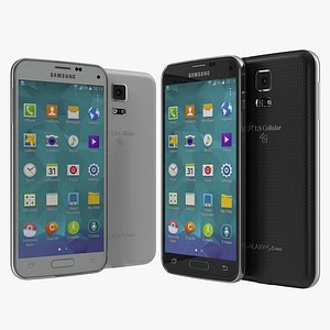 Samsung Galaxy S5 Mini 3D Models Set