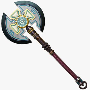 Battle Axe09 All PBR Unity UE Textures