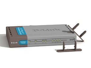 3d d-link 624 model