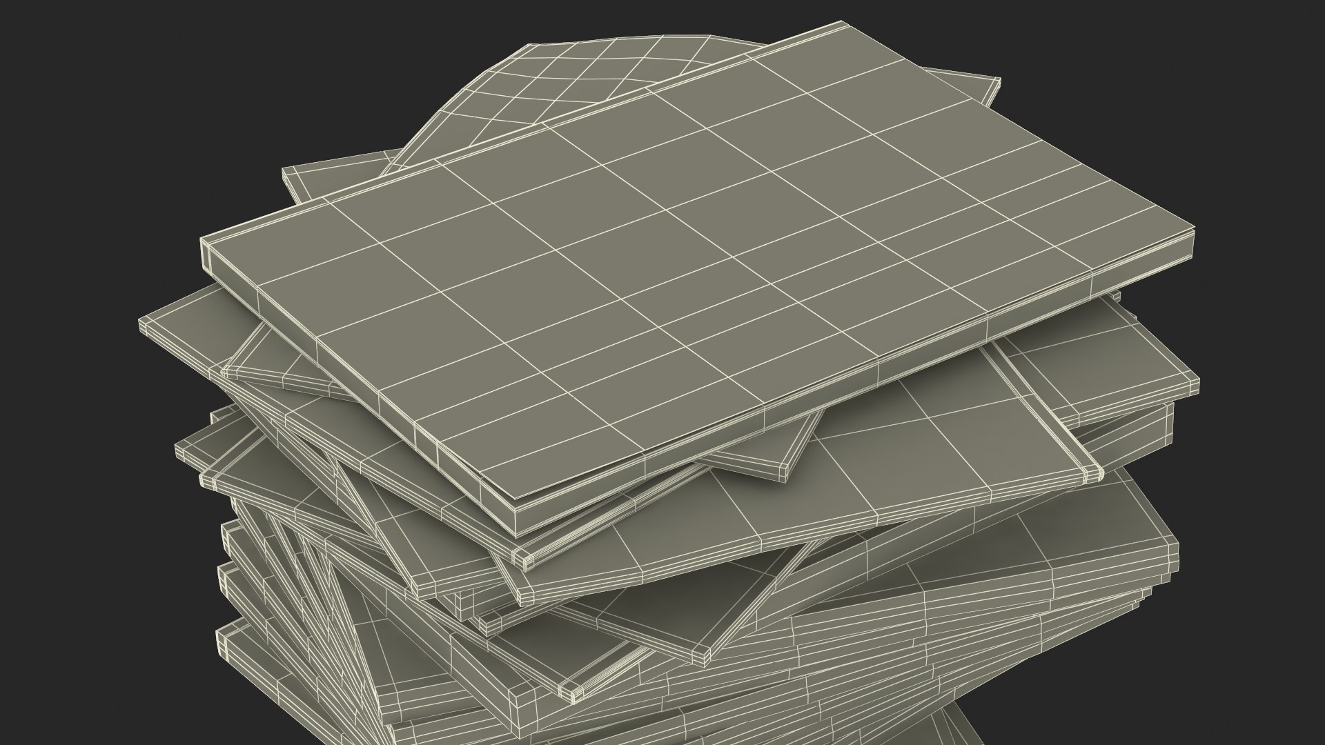 Pile Of Magazines 3D Model - TurboSquid 2047511