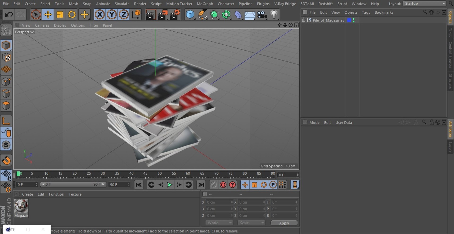 Pile Of Magazines 3D Model - TurboSquid 2047511