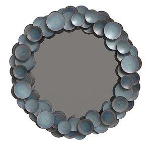 Arteriors home kensey discs large mirror 3D model