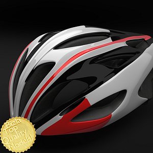 3d model bell alcherra racing bike helmet