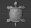 3D model Gray Turtle low poly