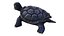 3D model Gray Turtle low poly