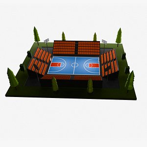 Low Poly Basketball