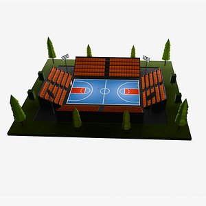 Low Poly Basketball