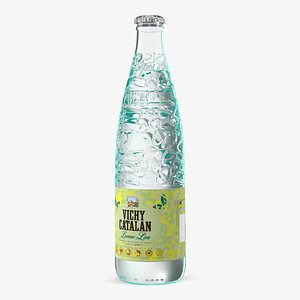 Vichy Catalan Water Bottle Lime