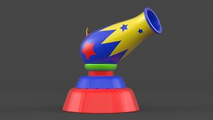 3D Circus Cannon