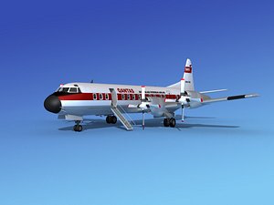 propellers electra lockheed 3d max