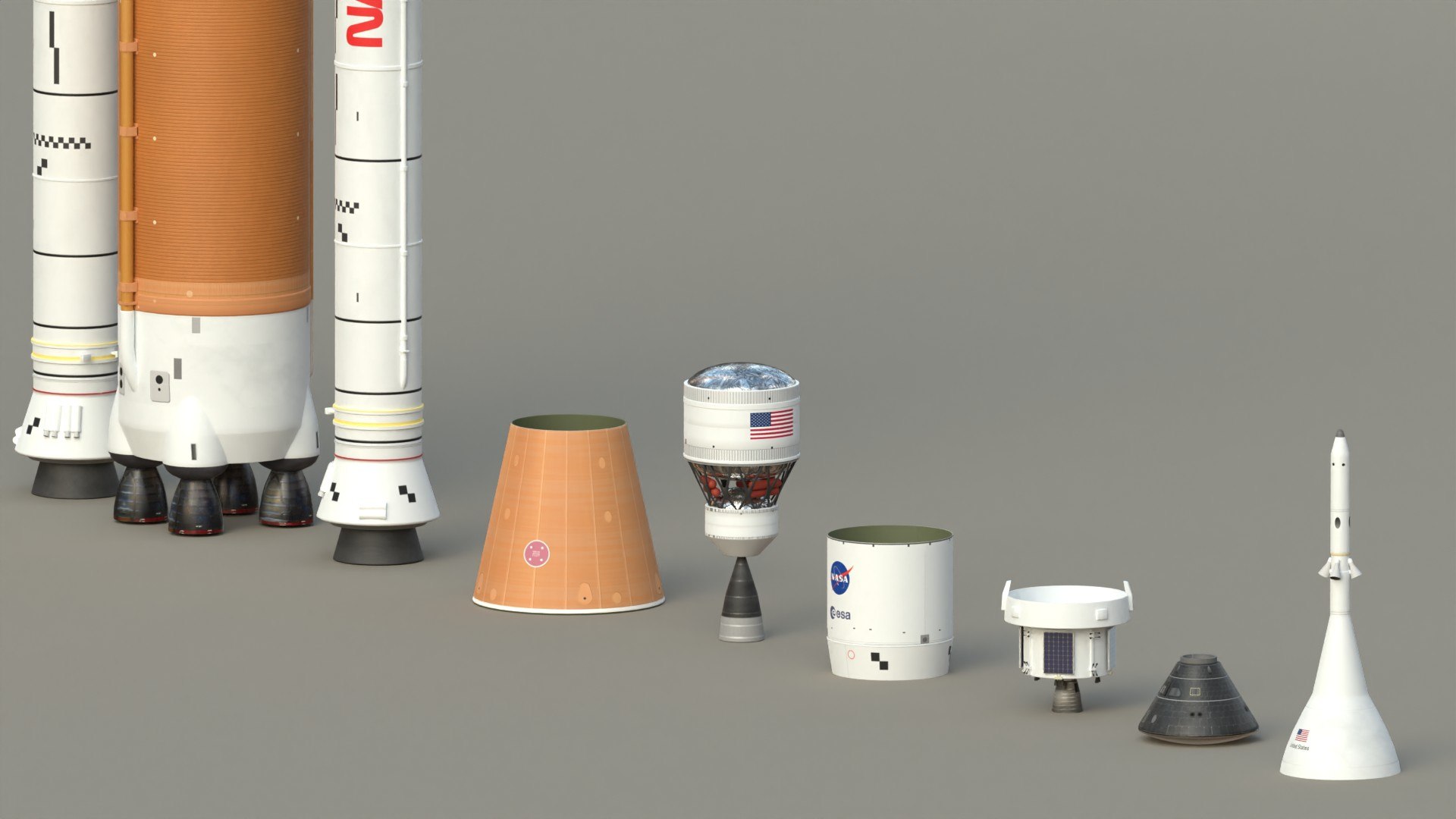 3D model Artemis II SLS SC https://p.turbosquid.com/ts-thumb/1B/RkoKJU/cz/arte2pr18/jpg/1769344079/1920x1080/fit_q87/bbc1759c07856843275dbcea93d0c3eaafd66007/arte2pr18.jpg