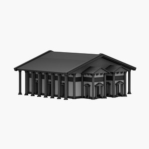 Greek State Building 18 3D model