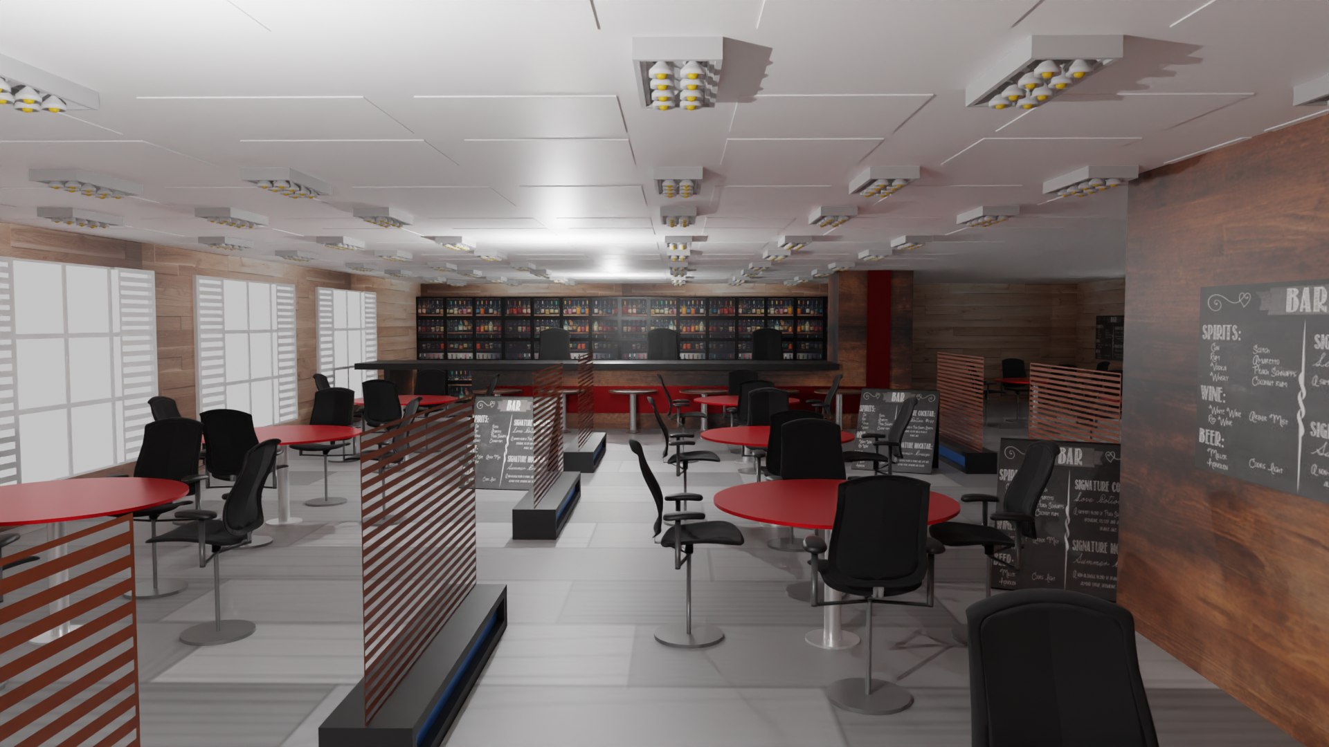 3D Bar Interior Model - TurboSquid 2178813