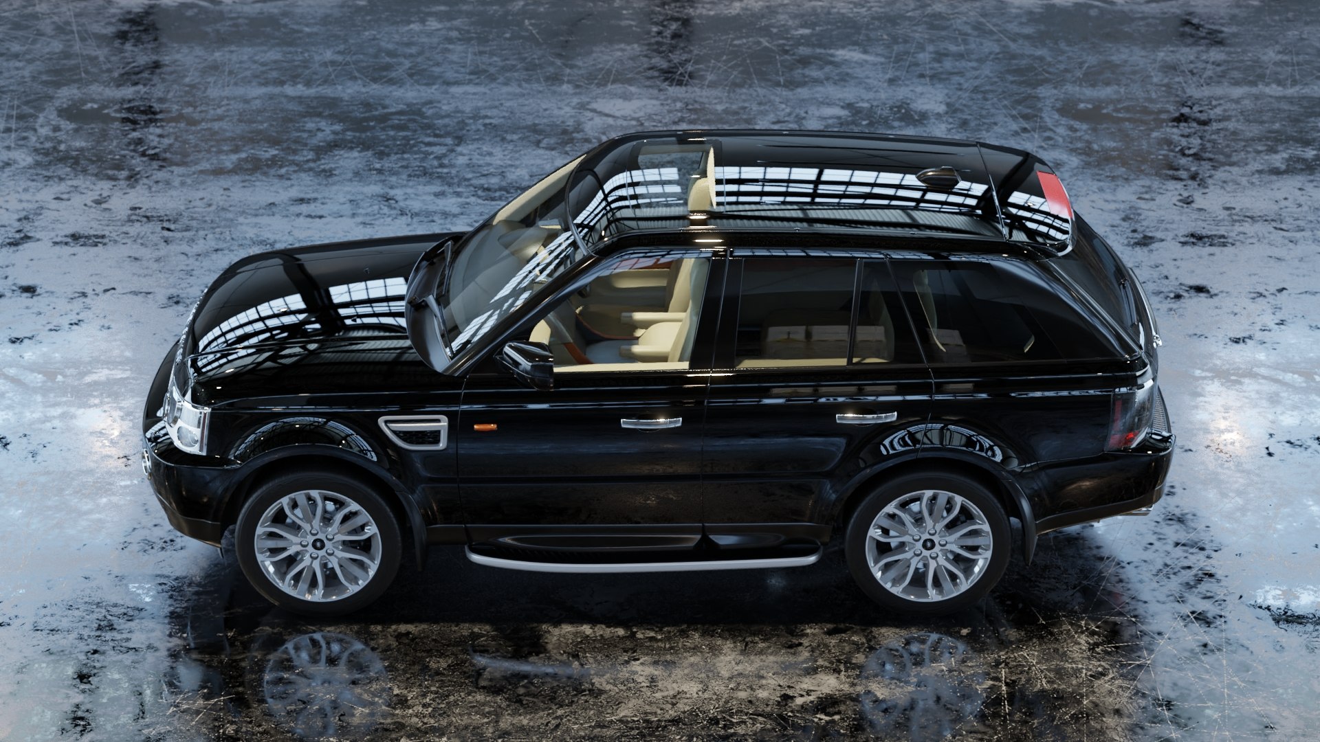 3D Model Custom 2006 Land Rover - TurboSquid 1660168
