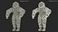 Atmospheric Diving Suit White Rigged 3D
