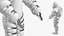 Atmospheric Diving Suit White Rigged 3D
