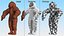 Atmospheric Diving Suit White Rigged 3D