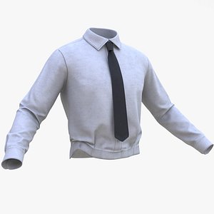 3D Man and Woman in Shirt Tie 84 model