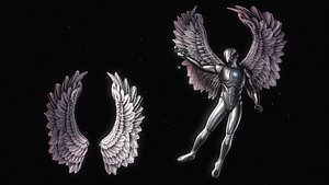 Angel wings first animated