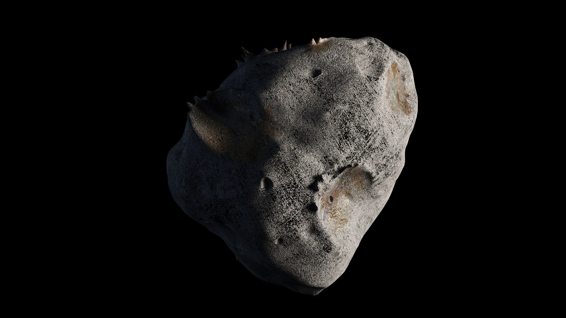 3D asteroid 16 psyche - TurboSquid 1511370