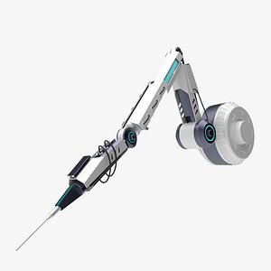 3D Industrial Robot Arm model
