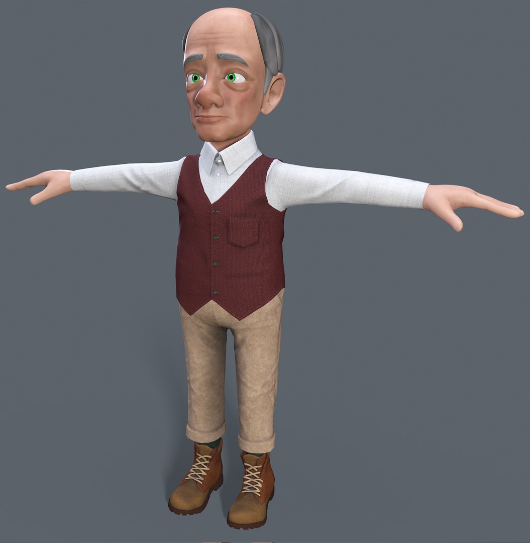 3D Cartoon Old man GrandPa NoRig model https://p.turbosquid.com/ts-thumb/1B/r8HnTb/gM/preview2/jpg/1664203996/1920x1080/fit_q87/d04eacf62e36462f92293f2f04a1d0b4b1872439/preview2.jpg
