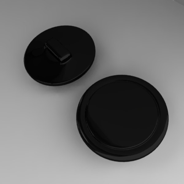 button 3d lwo