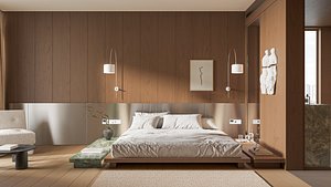 modern bedroom 3D