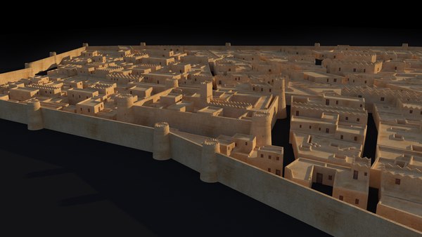 3D model Old Riyadh City - TurboSquid 1822113