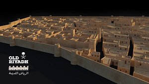 3D model Old Riyadh City