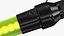LED Traffic Control Baton Green switched On