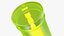 LED Traffic Control Baton Green switched On