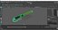LED Traffic Control Baton Green switched On