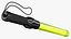 LED Traffic Control Baton Green switched On