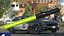 LED Traffic Control Baton Green switched On