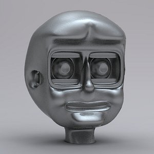 simple robot head