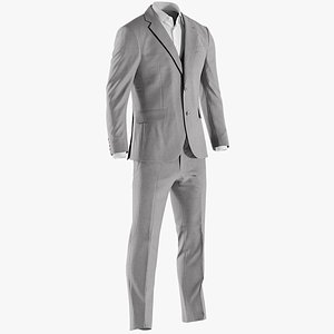 Men's Pants with Shirt, Jacket and Waistcoat 2