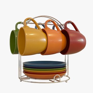 plate cup 3d max