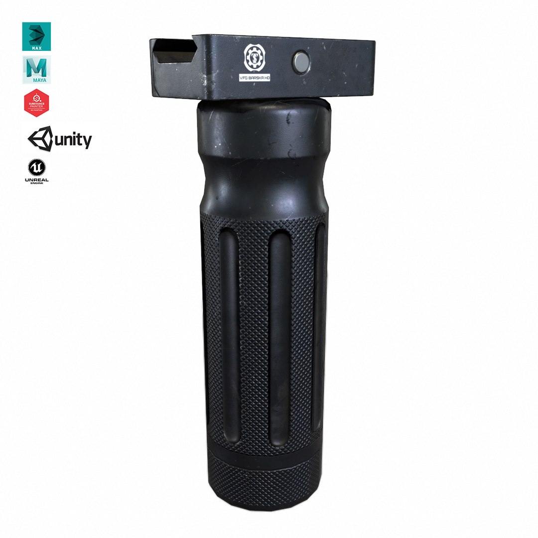 3D vertical foregrip weapon https://p.turbosquid.com/ts-thumb/1C/8SQqNv/4iUyTw02/vf_wa_barska_hd_01/jpg/1567783693/1920x1080/fit_q87/1acb14253b4f5609e2ea109c4844b13de7e882ca/vf_wa_barska_hd_01.jpg