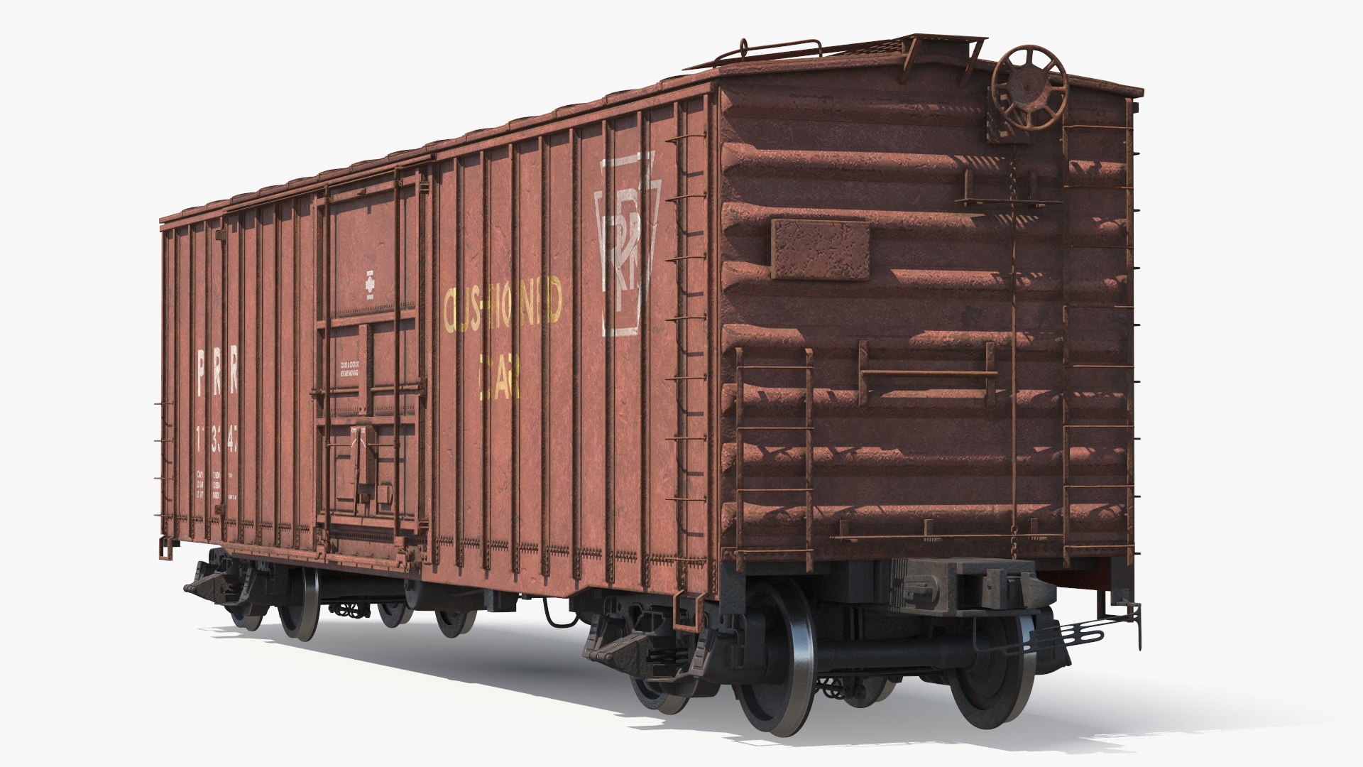 PRR Sliding Door X58B Wagon Used 3D model preview