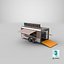 3D model Detailed Large Coffee Shops Collection