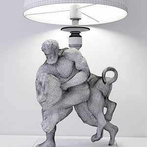 3D model lamp hercules
