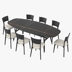 MisuraEmme Gaudi & Berta Dining Table Set