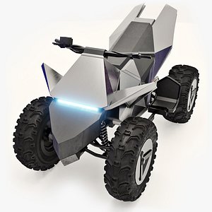 Cybertruck ATV Detailed Cyberquad