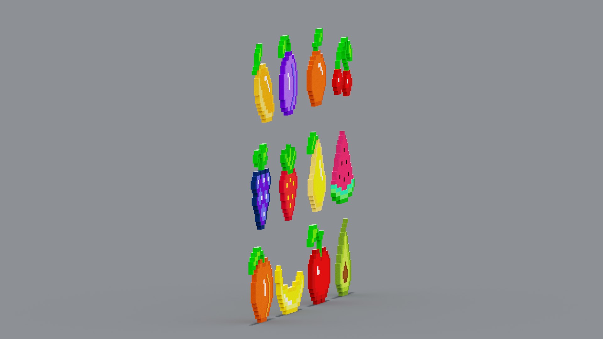 Pixel Fruits Set 3D model https://p.turbosquid.com/ts-thumb/1C/KMb9Yd/PU/spin202301311318170004/png/1675161439/1920x1080/fit_q87/669254606415b4aa13d7b42c75f5b5f4499dec2f/spin202301311318170004.jpg